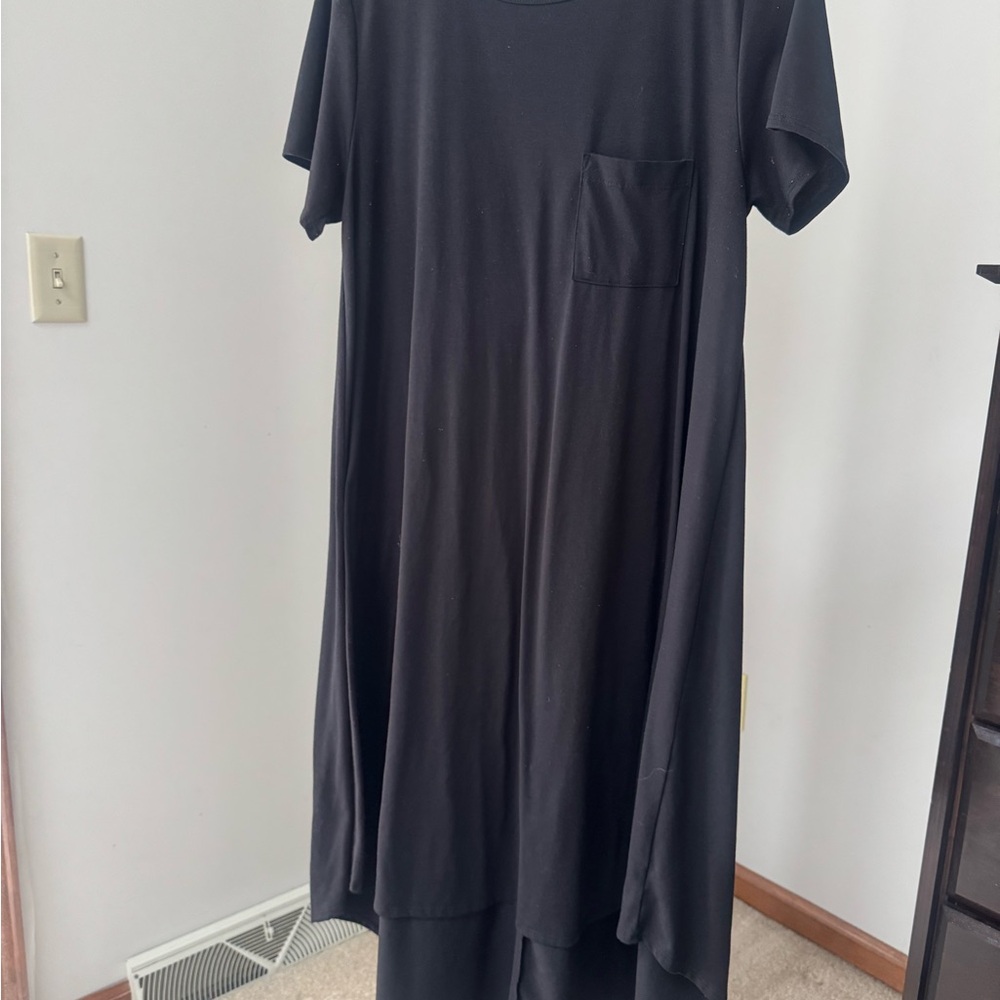 LuLaRoe Black Short Sleeve Dress